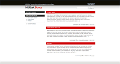 Desktop Screenshot of hitibetbonus.com